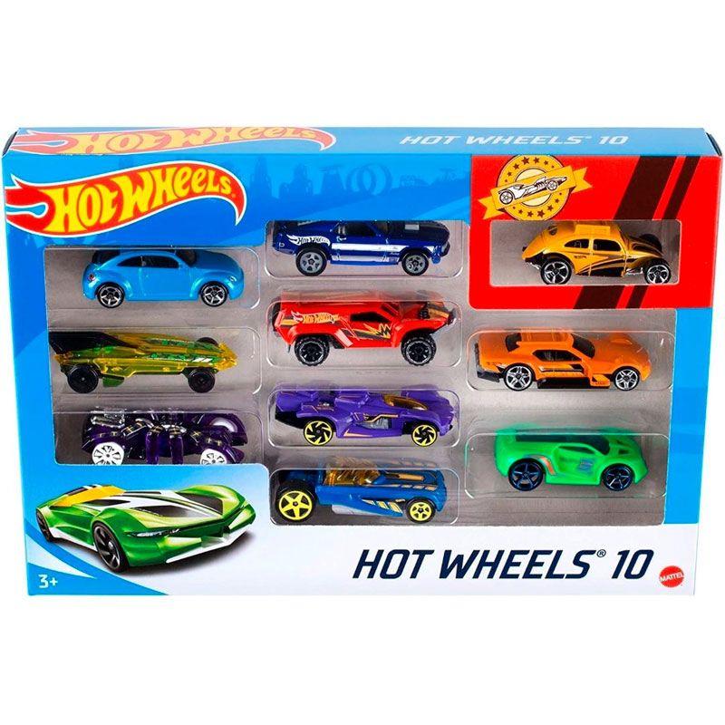 Carrinhos Hot Wheels Pacote com 10 Carros Sortidos 54886 - Mattel